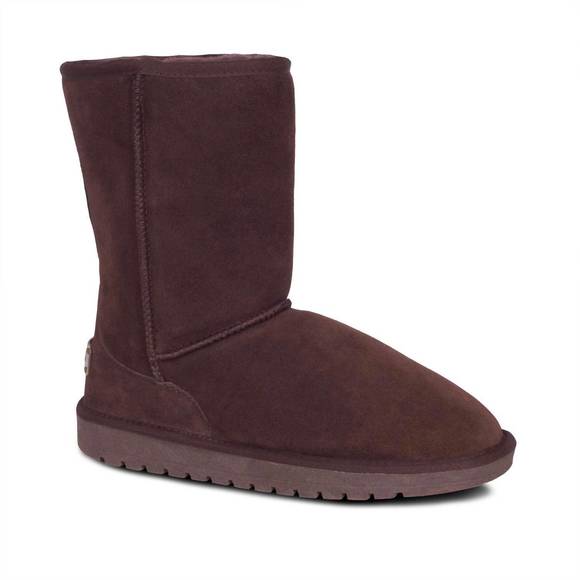NEW CLOUD NINE ladies - 9" sheepskin boots in chocolate - Picture 1 of 6